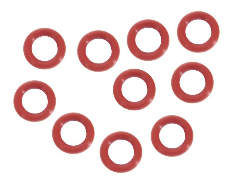S5 O-RINGE (low friction rubber, red) (10)