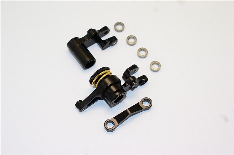 ALLOY STEERING ASSEMBLY WITH BEARINGS - 1SET black