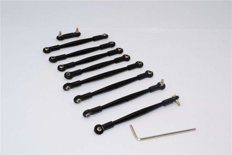 ALLOY COMPLETED TIE ROD - 9PCS black