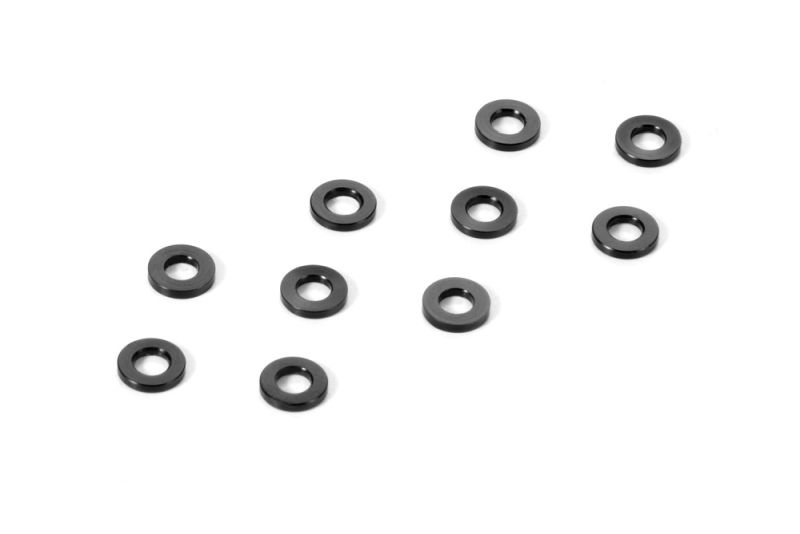 Alu Schimscheiben (3 x 6 x 0,5mm),schwarz