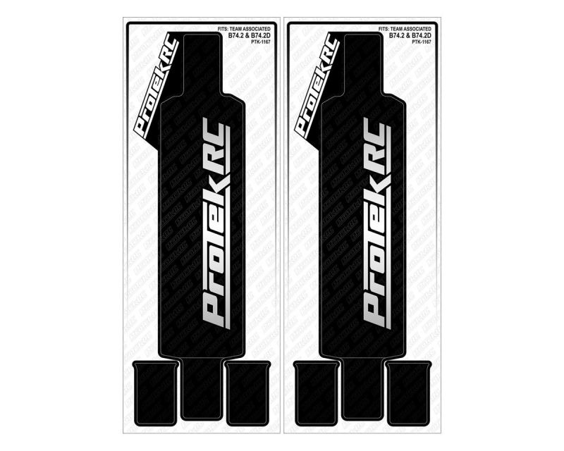 Team Associated B74.2 & B74.2D Chassis Protector (2) (Black)
