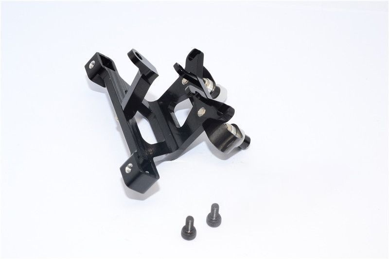 ALLOY FRONT BODY POST MOUNT WITH SCREW  - 1PC SET black