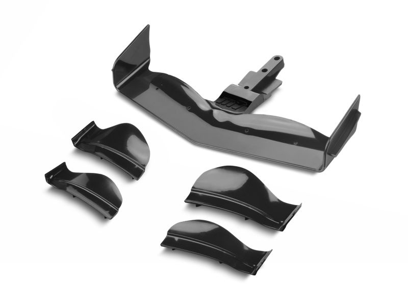 X1 Spoiler vorne einstellbar schwarz - Flat Design