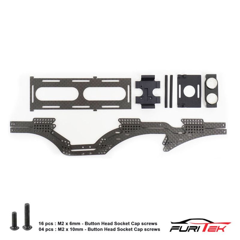 CARBON FIBER KIT WITH ALU SKID FOR CAYMAN PRO 6X6S