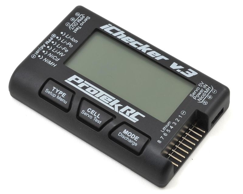 iChecker 3.0 LCD LiPo Batterie Checker 2-8S