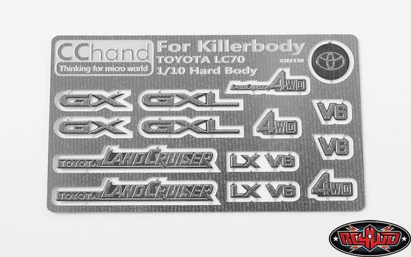 Metal Emblems for Toyota Killerbody LC70