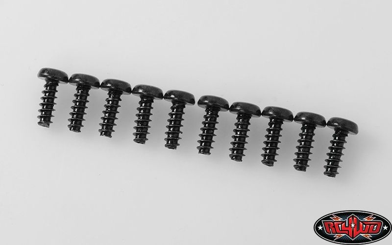Button Head Self Tapping Screws M3 X 8mm (Black)