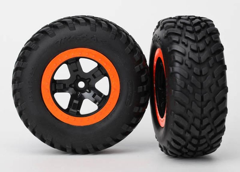 SCT Reifen S1 auf Felgen schwarz/orange (2)