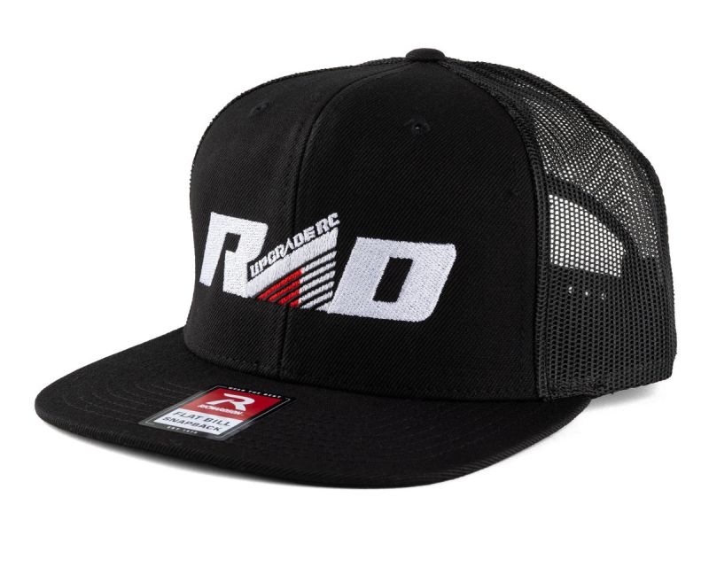 RAD Flat Bill Trucker Hat (Black) (One Size Fits Most)