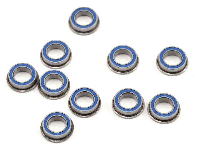 5x8x2.5mm Rubber Sealed Flanged Speed Bearing (10)