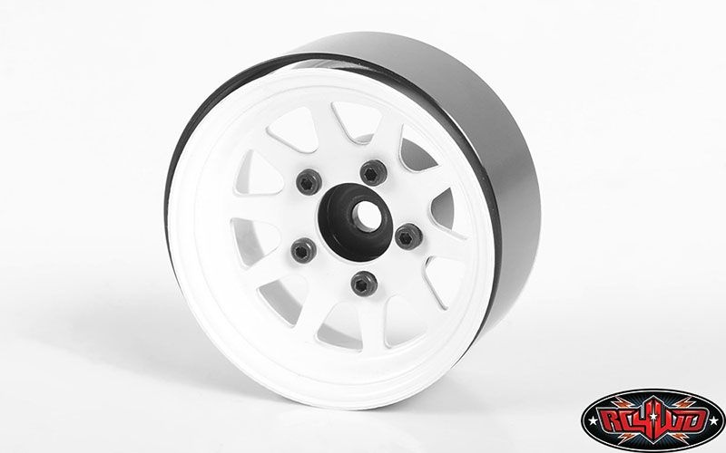 OEM Stamped Steel 1.55 Beadlock Wheels (White)