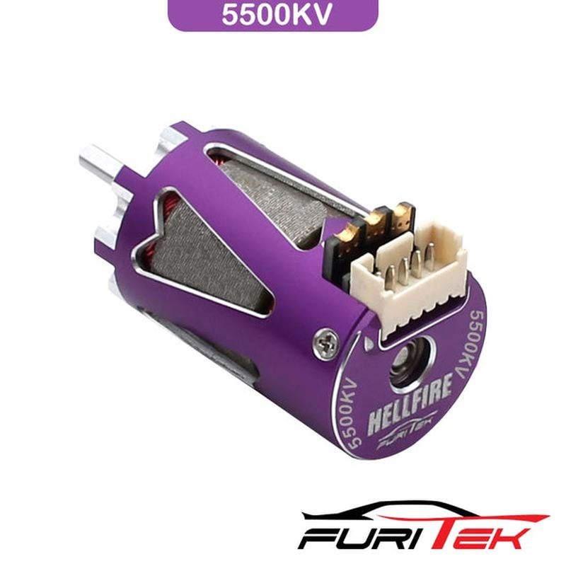 Hellfire 1410 5500kv Sensored brushless motor - Purple color
