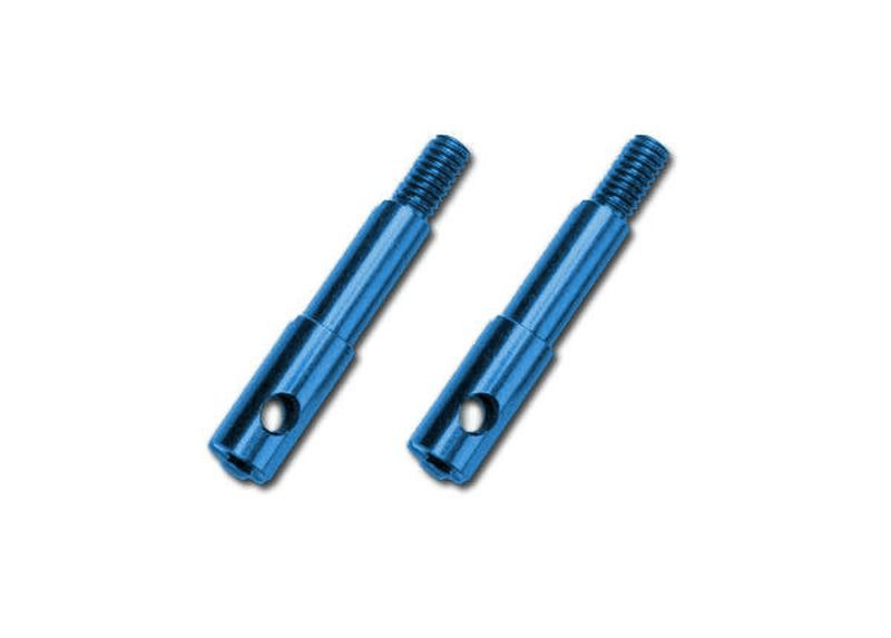 Felgen-Mitnehmer 7075-T6 Aluminium blau vorne l/r