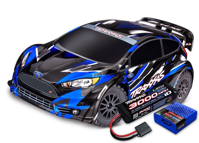 TRAXXAS Ford Fiesta ST 4x4 BL-2S blau 1/10 Rally RTR