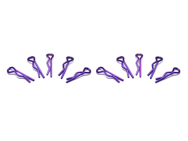 small body clip 1/10 - metallic purple  (10)