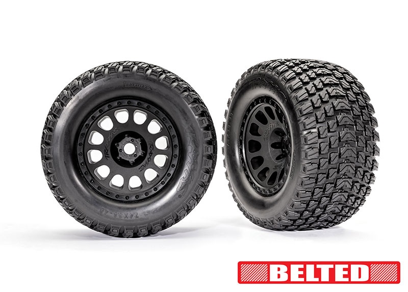 Gravix BELTED Reifen auf XRT-Felge schwarz 24mm (2)