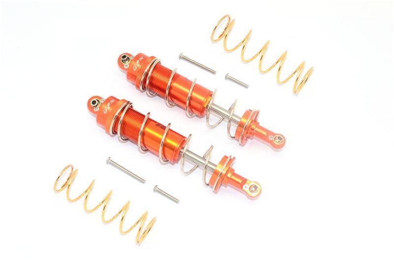 ALUMINUM FRONT/REAR THICKENED SPRING DAMPERS 125MM -8PC SET