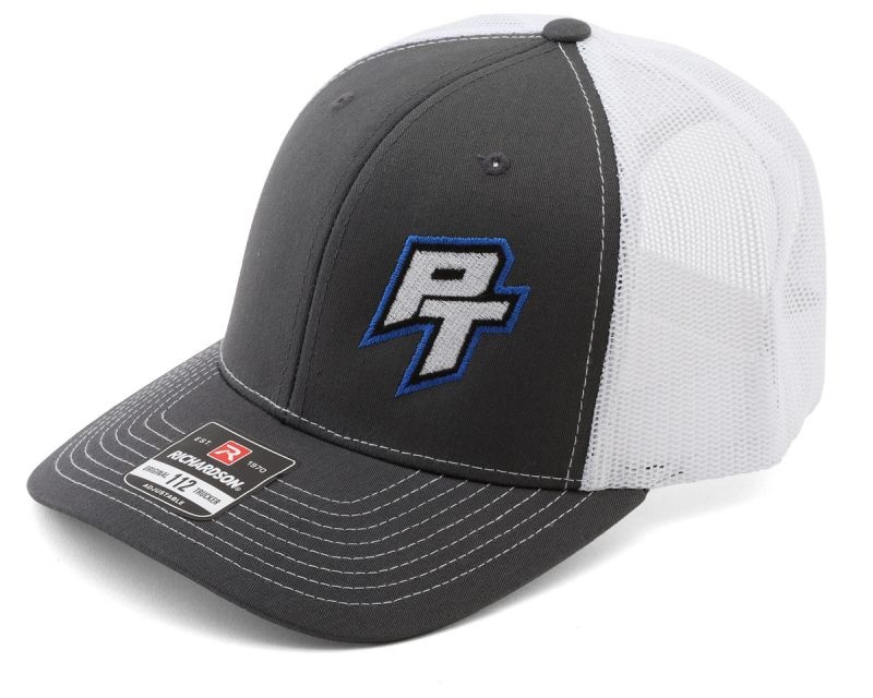 Trucker Hat (Charcoal/White) (One Size Fits Most)