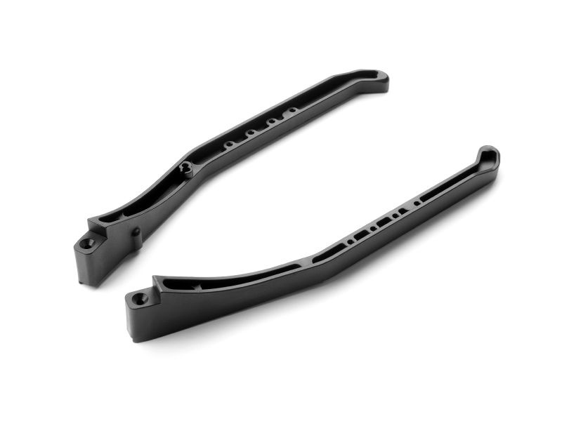 COMPOSITE ELEVATED CHASSIS SIDE BRACES L+R - GRAPHITE