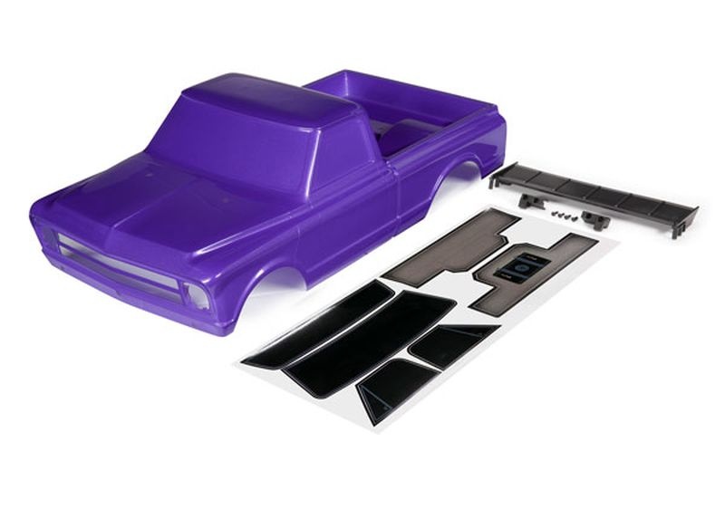 Karo Chevrolet C10 purple inkl. Flügel & Aufkleber
