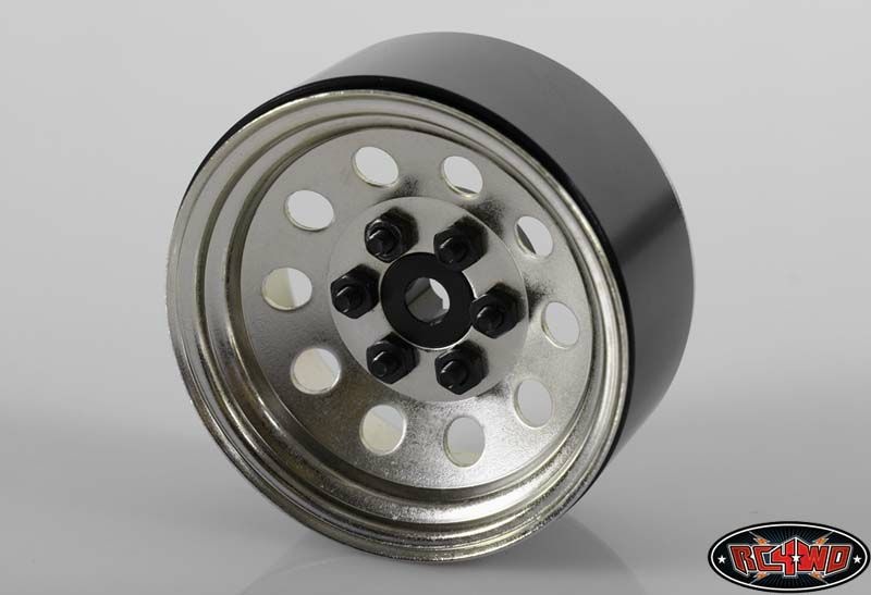 Pro10 1.9 Steel Stamped Beadlock Wheel (Silver)