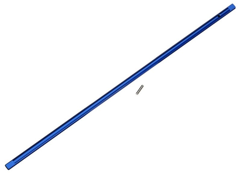 Zentral-Kardanwelle Aluminium blau mit Stift