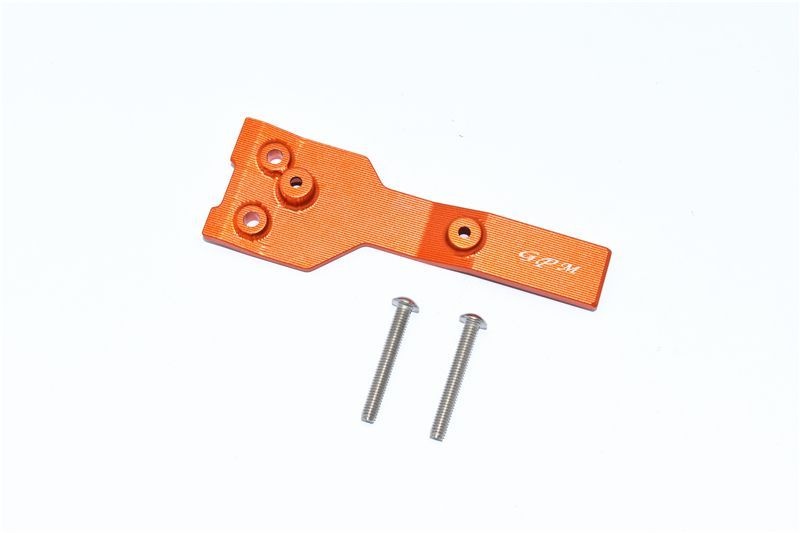 ALUMINUM REAR CHASSIS LINK PROTECTOR -3PC SET orange
