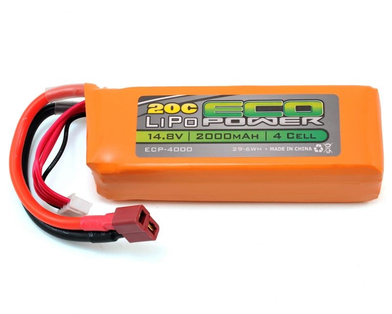 Electron 4S LiPo 20C Battery Pack (14.8V/2000mAh)