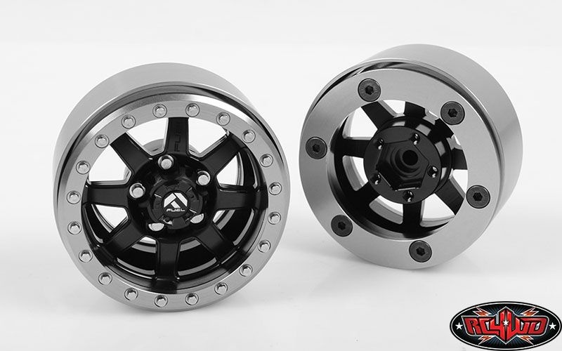 SLVR Fuel Offroad Trophy 1.9 Beadlock Wheels (Black/Gr