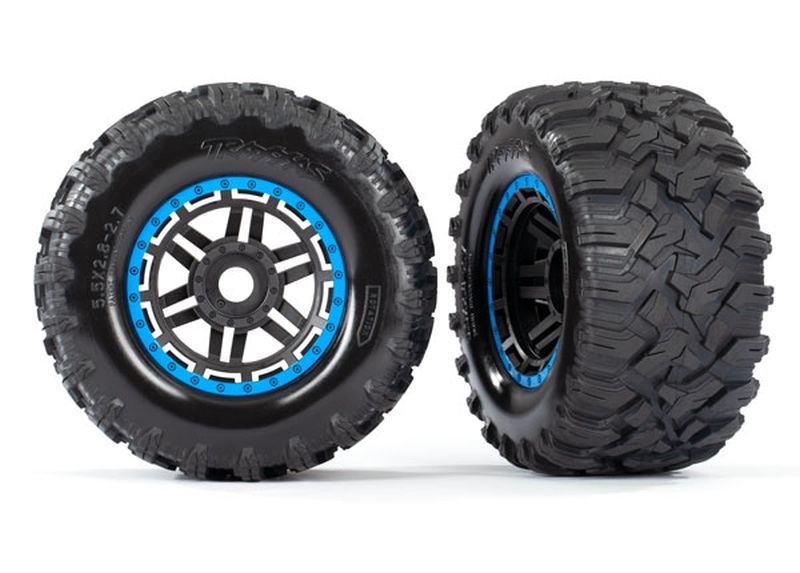 Maxx MT Reifen auf 2.8 Felge schwarz/blau (2)