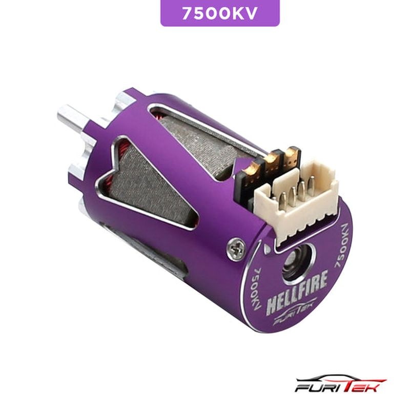 Hellfire 1410 7500kv Sensored brushless motor - Purple color