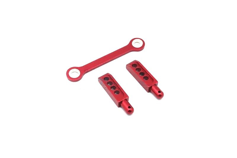 ALLOY REAR BODY POST WITH MOUNT - 3PCS red