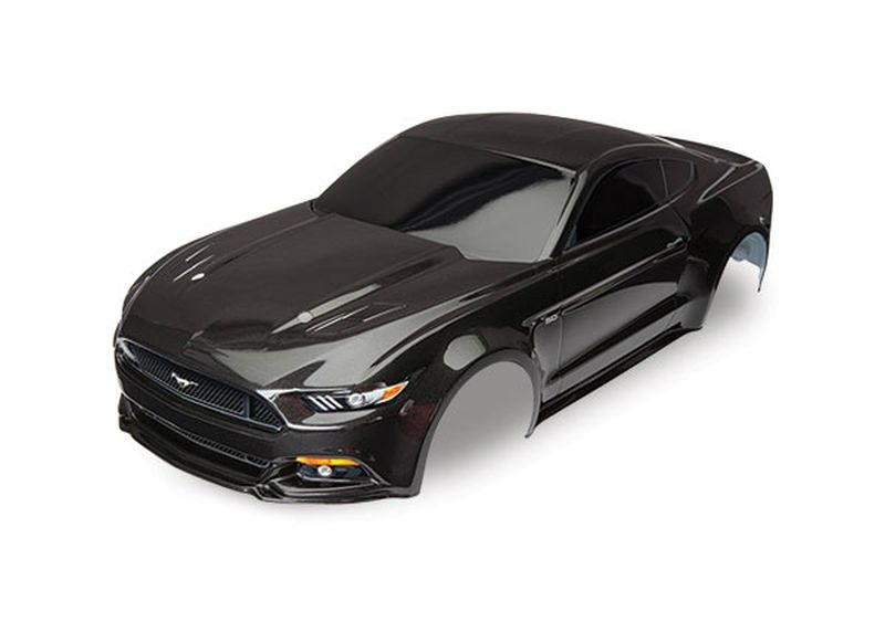 Karosserie Ford Mustang schwarz mit Aufkleber