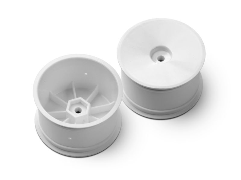 2WD/4WD REAR WHEEL AERODISK WITH 12MM HEX IFMAR WHITE HARD 2