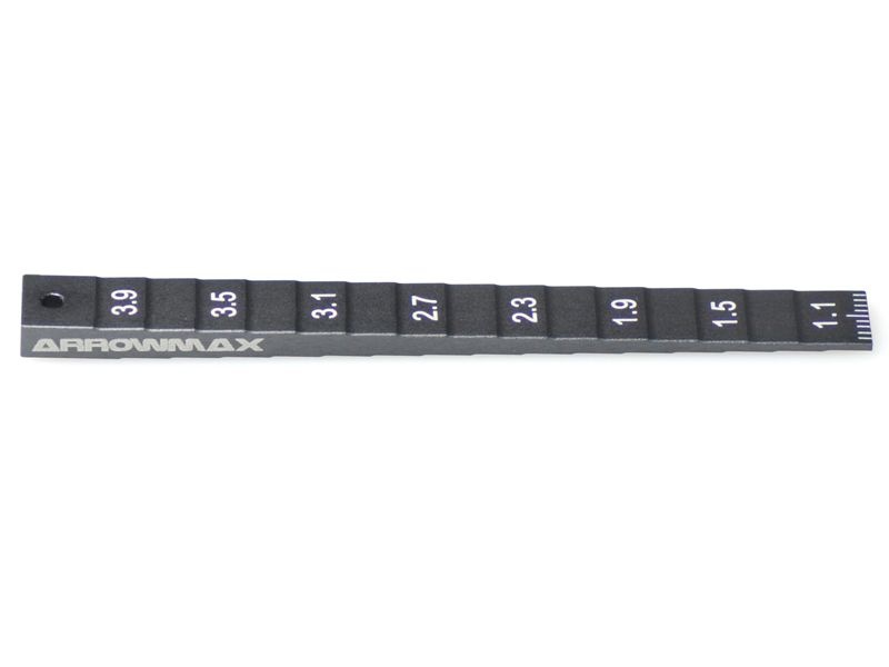 Setting Gauge 1-4MM (0.1MM) For 1/32 Mini 4WD (Gray)