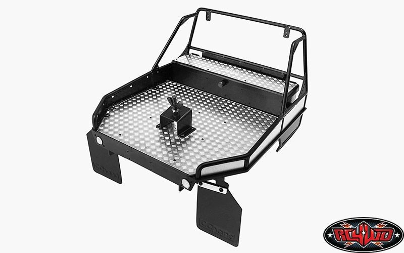 Rear Tube Bed for Trail Finder 2 w/Mud Flaps (Black)