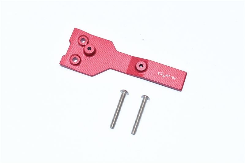 ALUMINUM REAR CHASSIS LINK PROTECTOR -3PC SET red