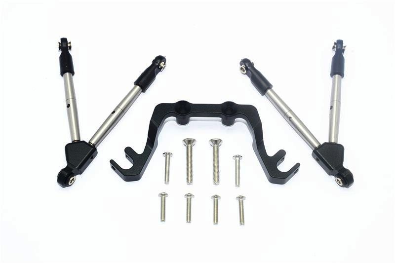 ALUMINUM FRONT TIE RODS WITH STABILIZER FOR C HUB -11PC SET
