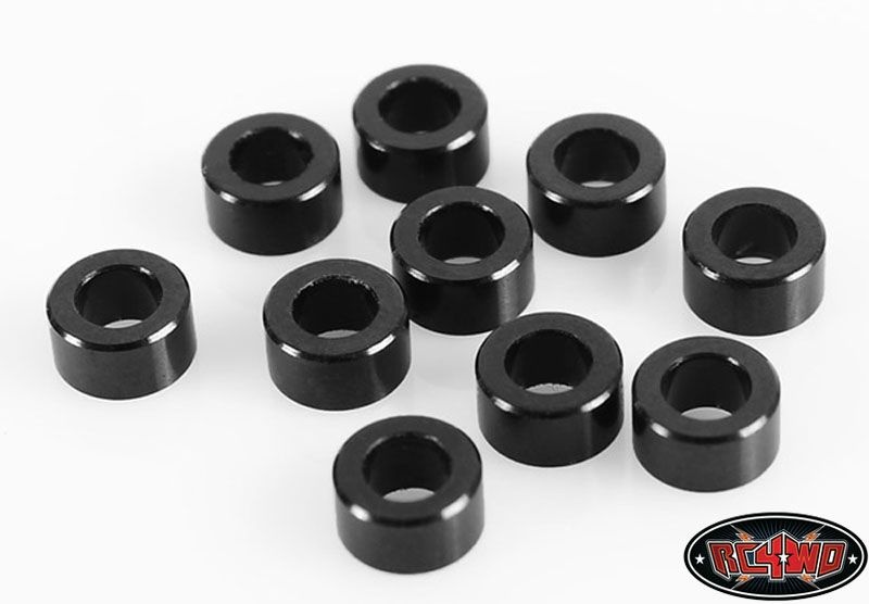 3mm Black Spacer with M3 Hole (10)
