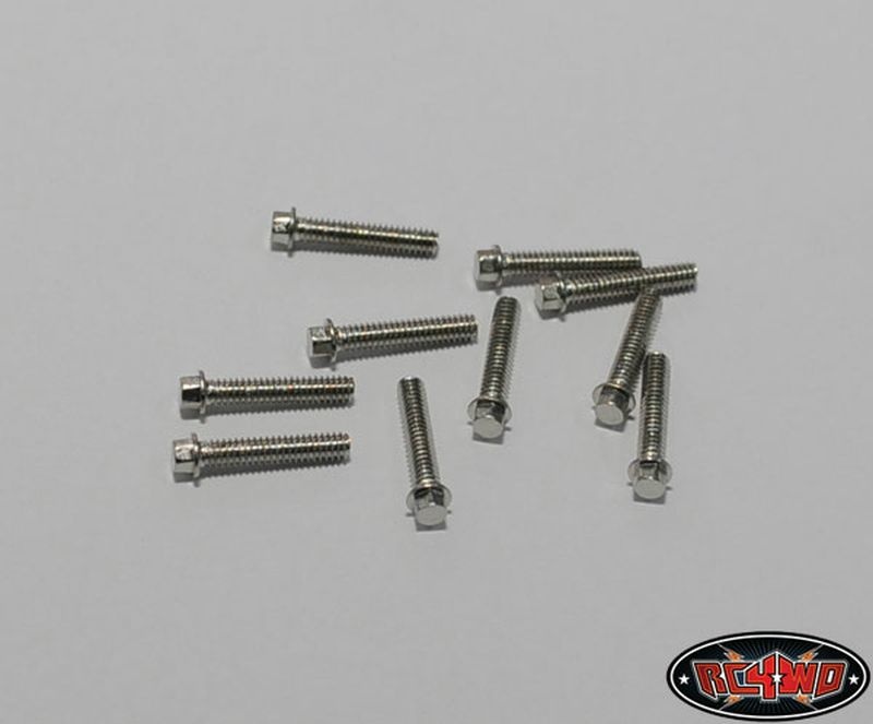 RC4WD Miniature Scale Hex Bolts  (M2 x 10mm) (Silver)