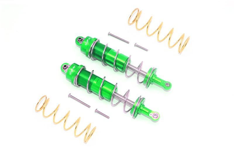 ALUMINUM FRONT/REAR THICKENED SPRING DAMPERS 125MM -8PC SET