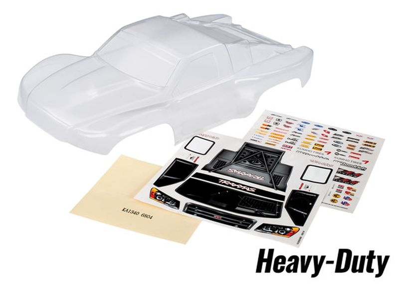 Heavy-Duty Karosserie Slash 4x4 klar mit Aufkleber
