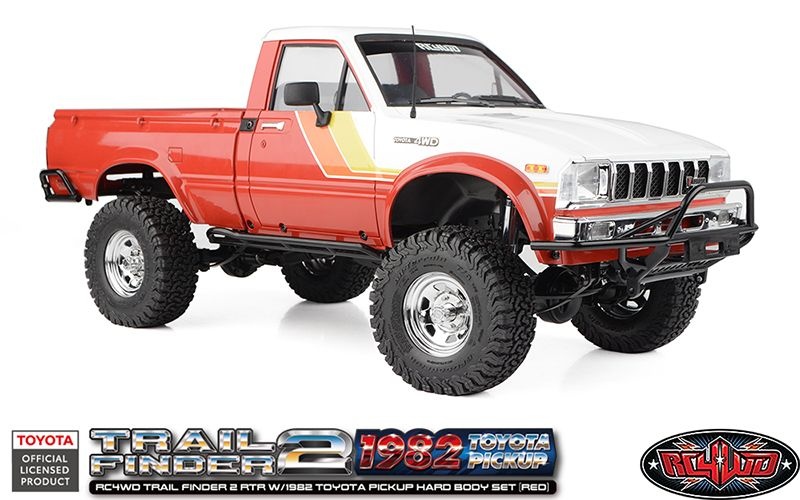 Trail Finder 2 RTR mit 1982 Toyota Pickup Karosserie rot