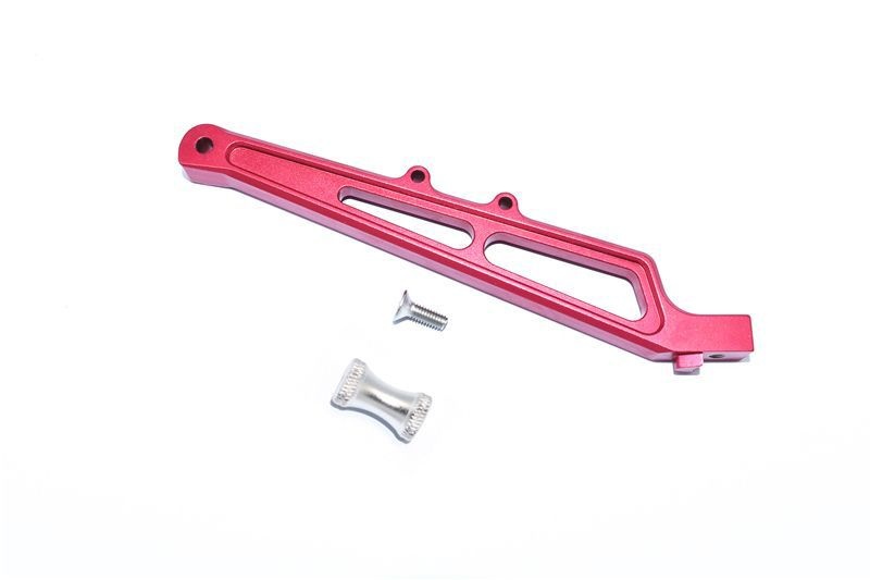 ALUMINUM REAR CHASSIS BRACE&COLLAR -3PC SET red
