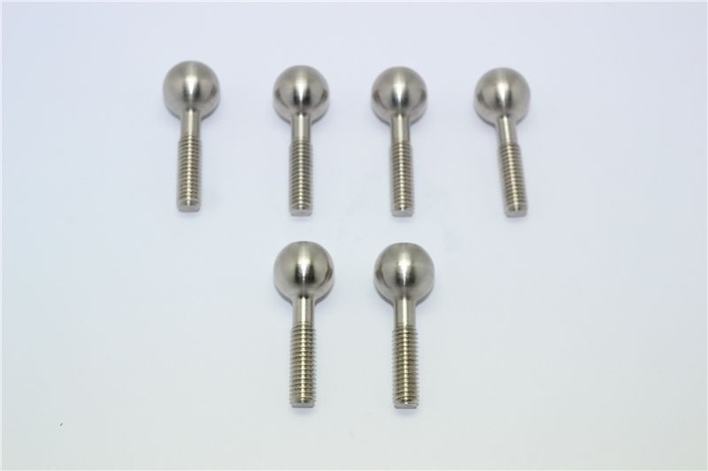 STAINLESS STEEL PILLOW BALL FOR REAR KNUCKLE ARMS- 6PC SET