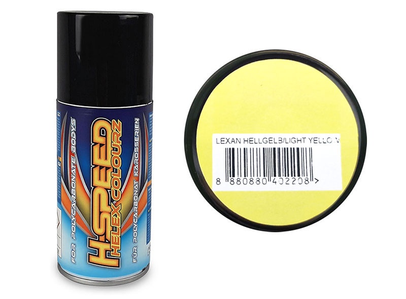 Lexan Spray hellgelb / light yellow 150ml
