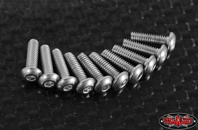 Button Head Cap Screws M2.5 x 8mm (10)