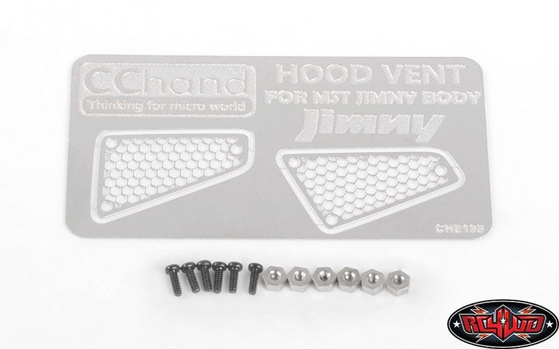 Side Metal Hood Vents for MST 1/10 CMX w/ Jimny J3 Body