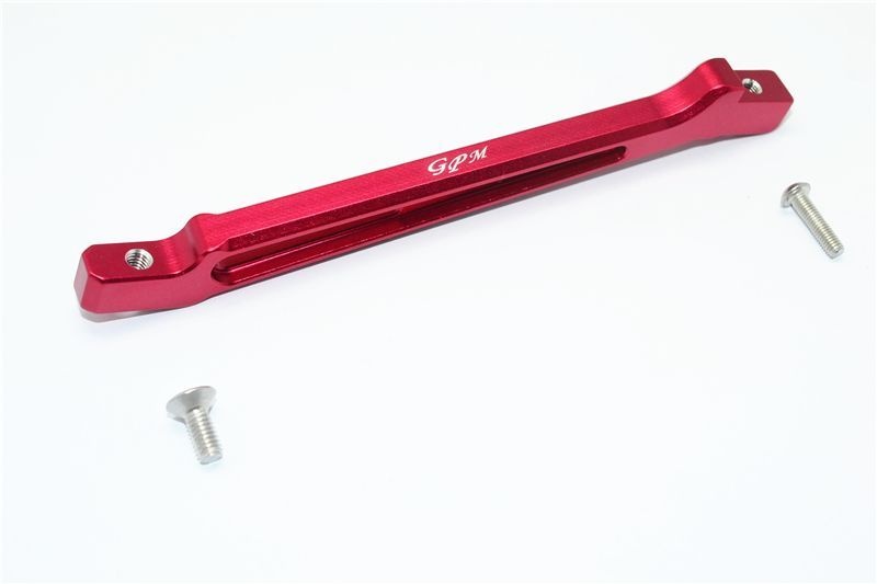 ALUMINUM FRONT STEERING SUPPORT MOUNT-3PC SET red