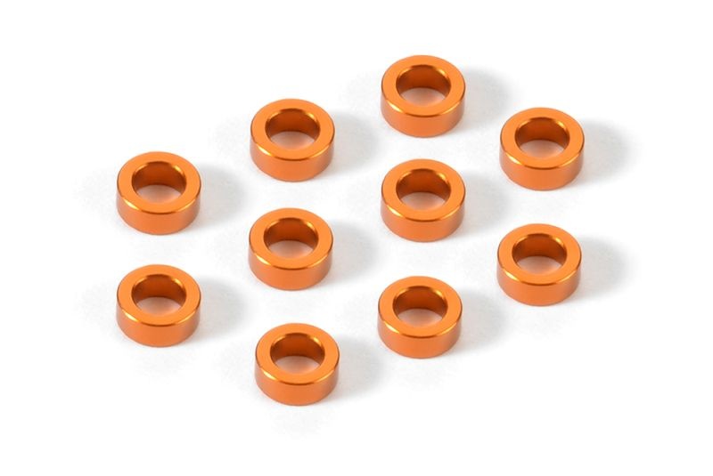 Alu Shim 3x5x2.0mm - Orange (10)
